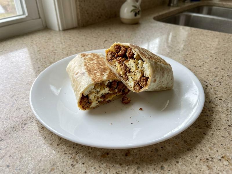 Chorizo & Egg White Breakfast Burritos