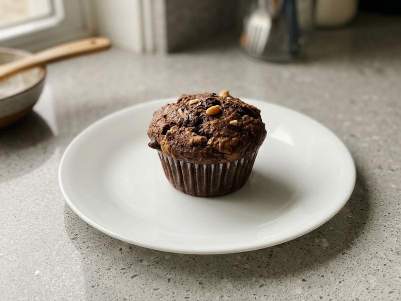Chocolate Peanut Butter Protein Muffins