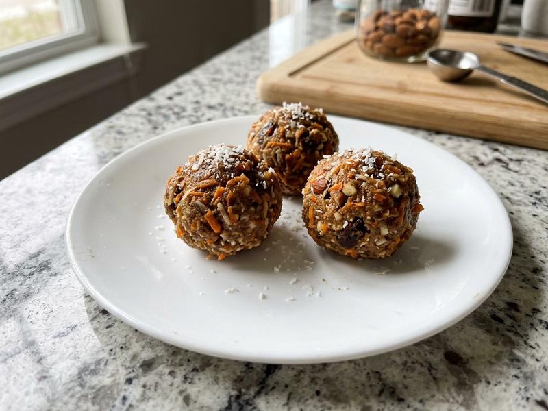 Carrot Cake Protein Balls
