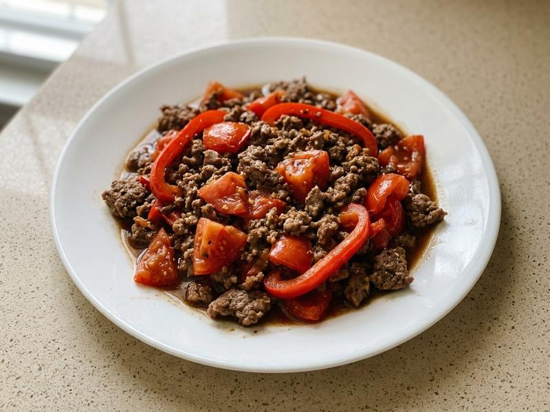 Asian-Inspired Beef and Tomato Stir-Fry