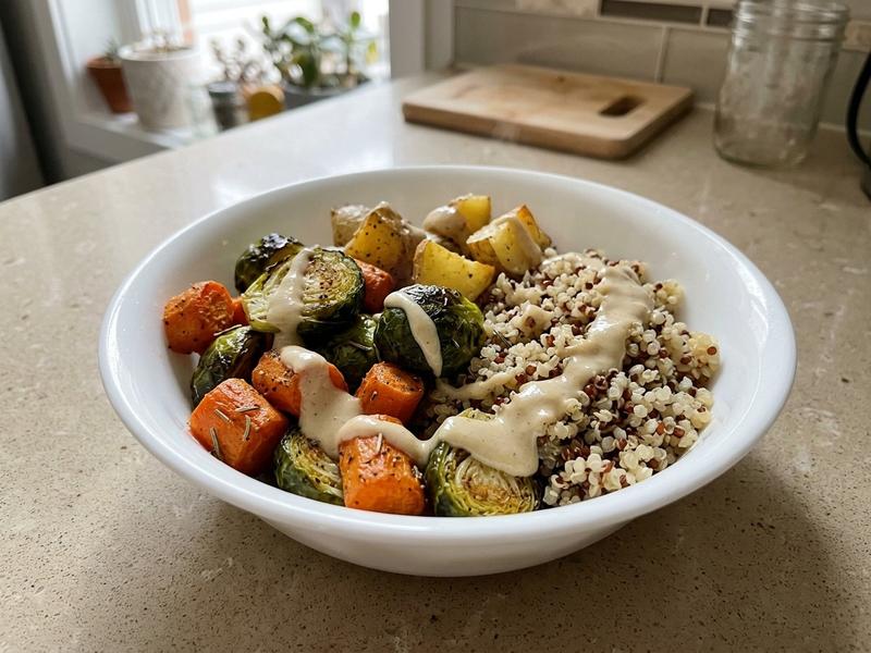 Roasted Vegetable & Quinoa Harvest Bowls