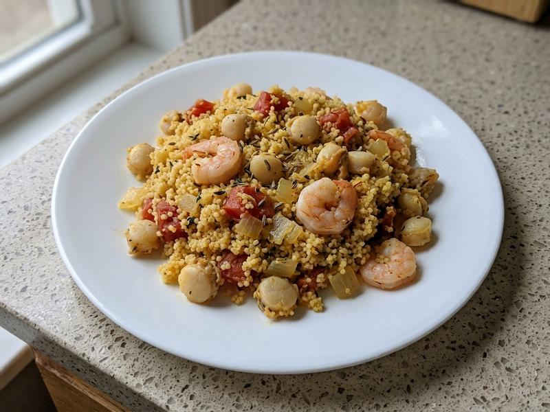 Seafood Couscous Paella