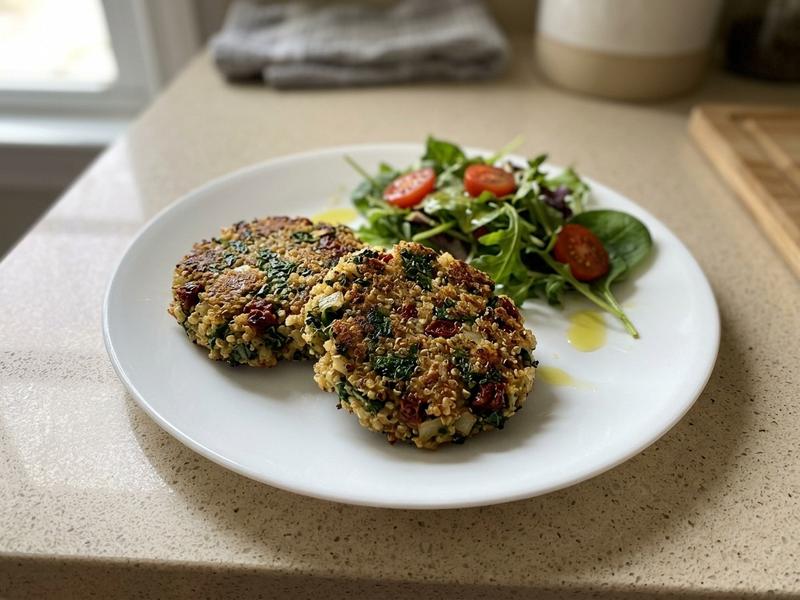 Sun Dried Tomato Quinoa Patties