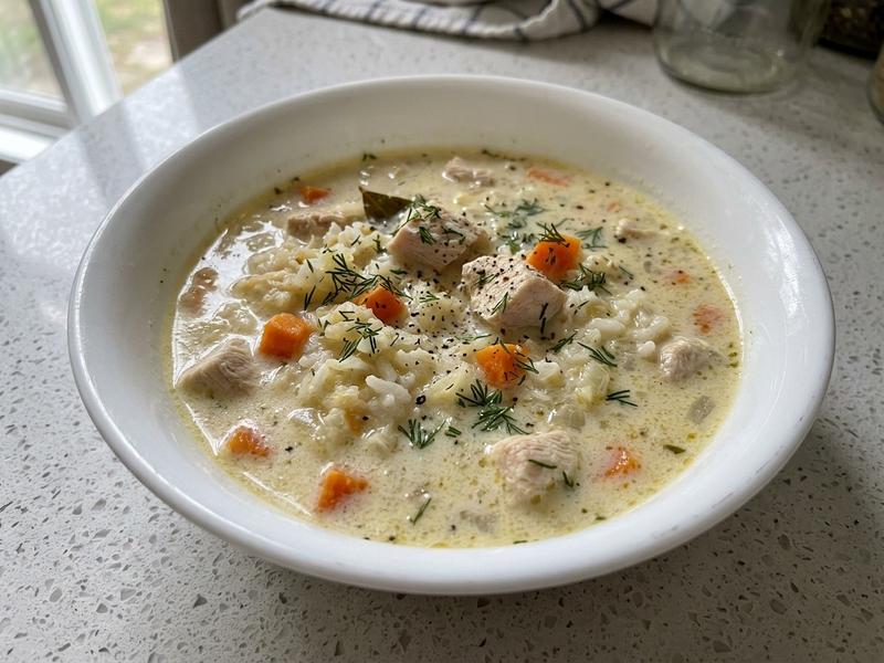 Chicken Soup "a la Greque"