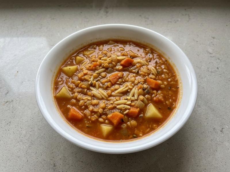 Curried Tomato Lentil Soup