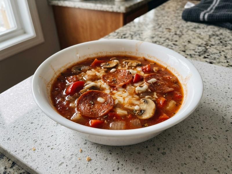 Pepperoni Pizza Soup