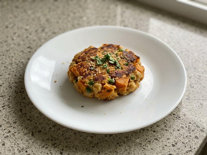 Sweet Potato and Chickpea Cakes