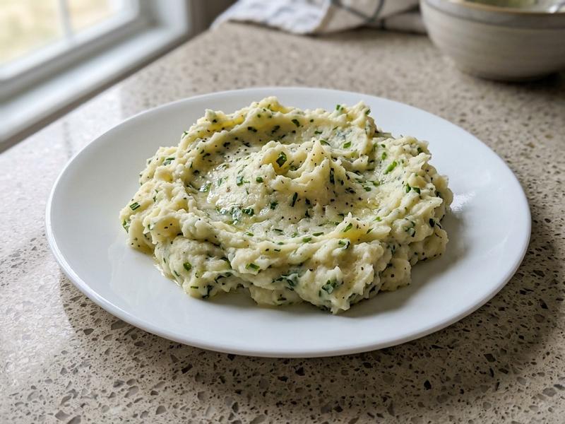 Chive and Parsley Mashed Potatoes