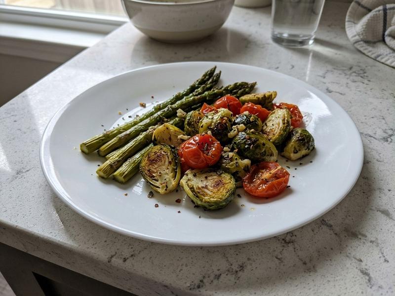 Garlic & Lemon Roasted Vegetables