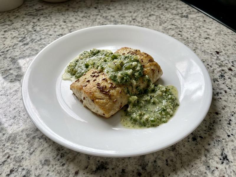 Mahi-Mahi with Fresh Cilantro Chutney