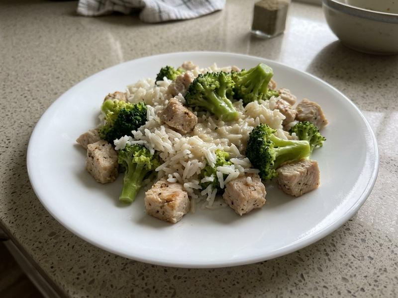 Basic Turkey, Rice, and Broccolli