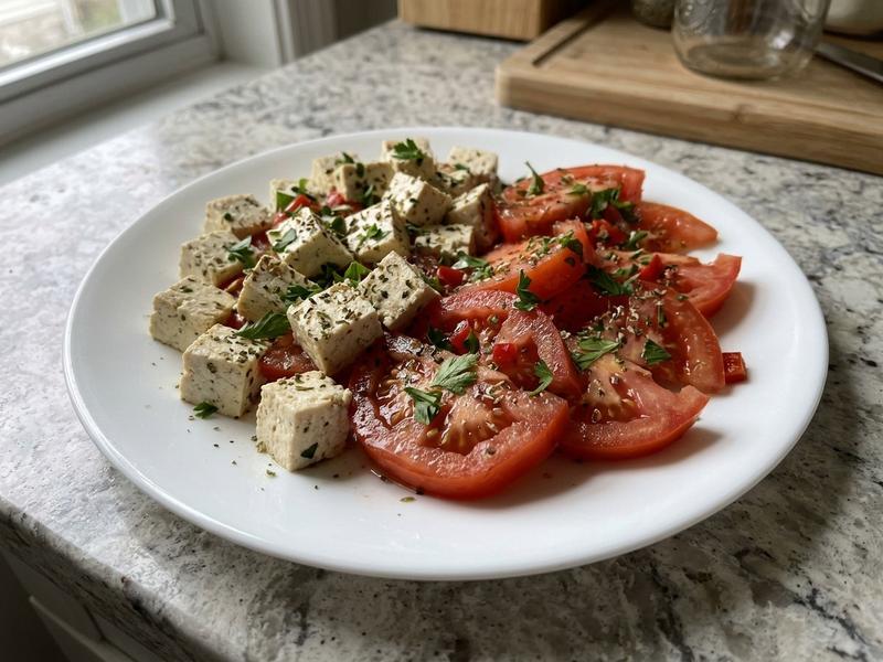 Vegan Feta Cheeze & Tomato