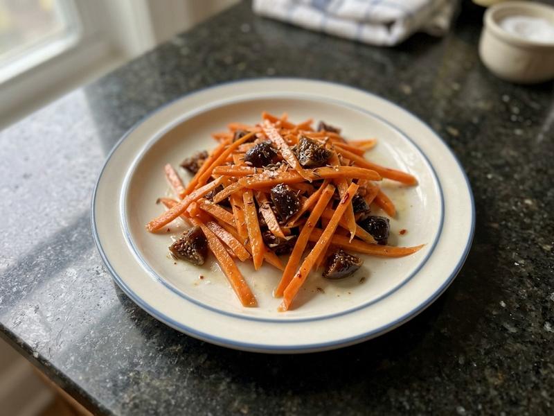 Fig and Carrot Slaw