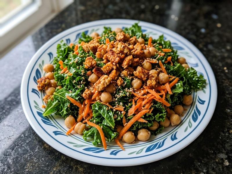 Kale Salad with Chickpeas