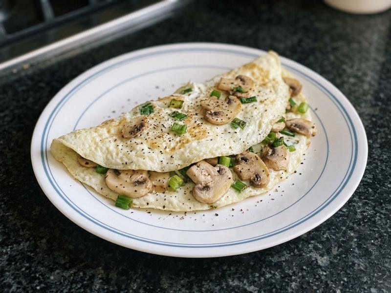 Mushroom Egg White Omelet