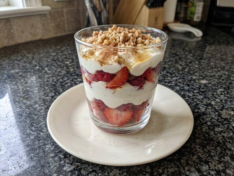 Greek Yogurt and Berry Parfait