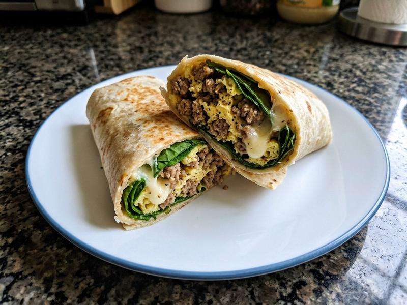 Egg, Turkey, and Cheese Wrap