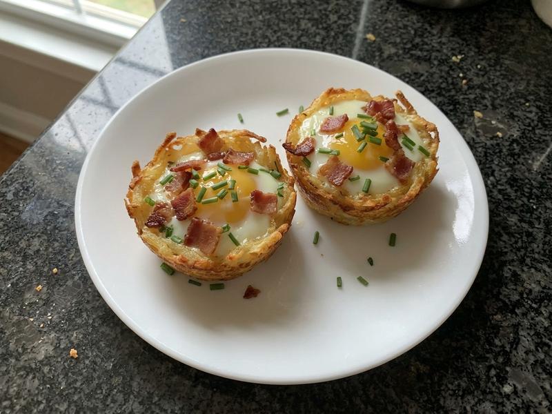 Breakfast Hash Brown Egg Cups