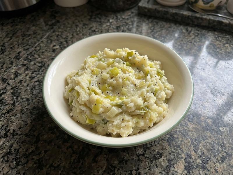Leek and Fennel Mashed Potatoes