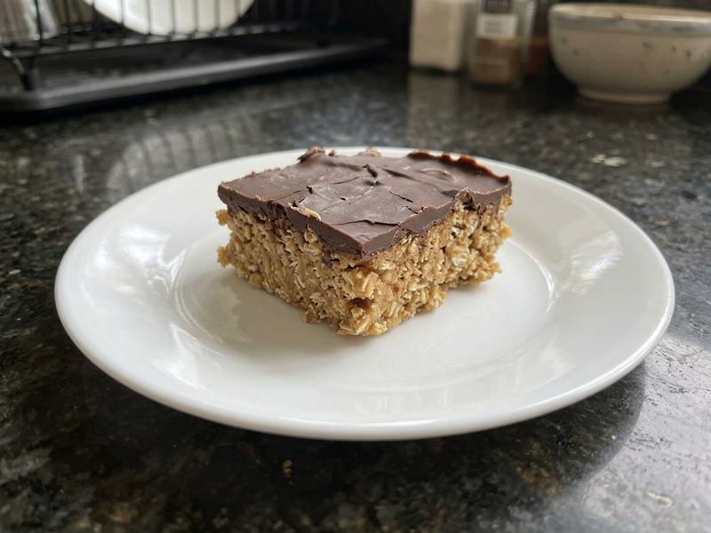 Peanut Butter and Oat No Bake Protein Bar
