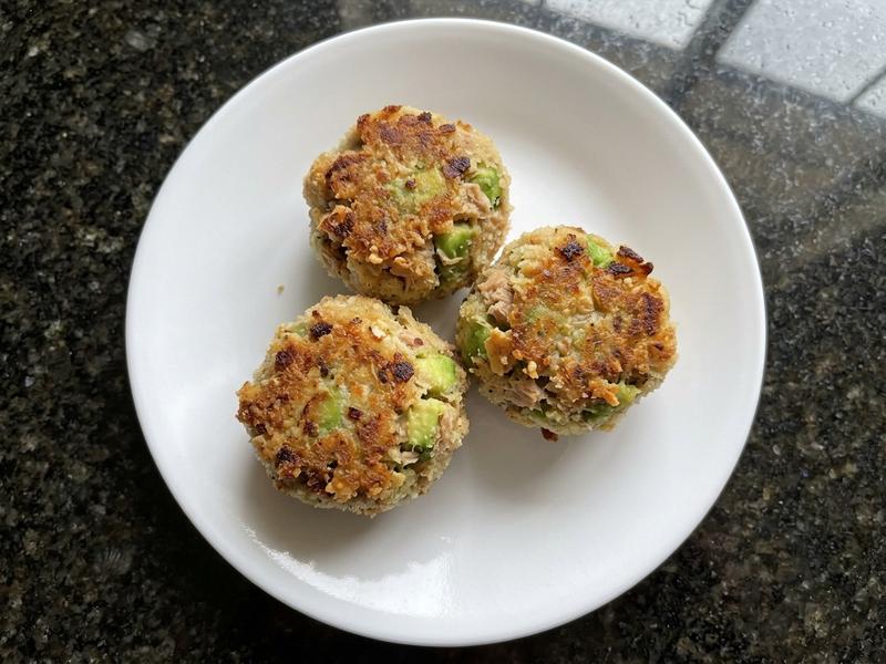 Avocado Tuna Melt Bites
