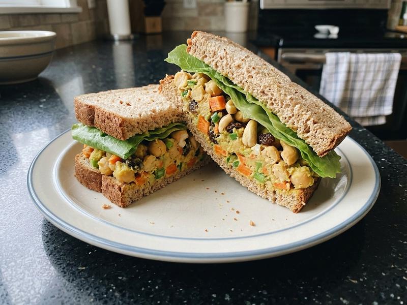 Curried Chickpea Salad Sandwich