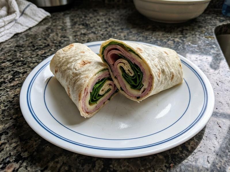 Ham, Swiss & Spinach Wrap