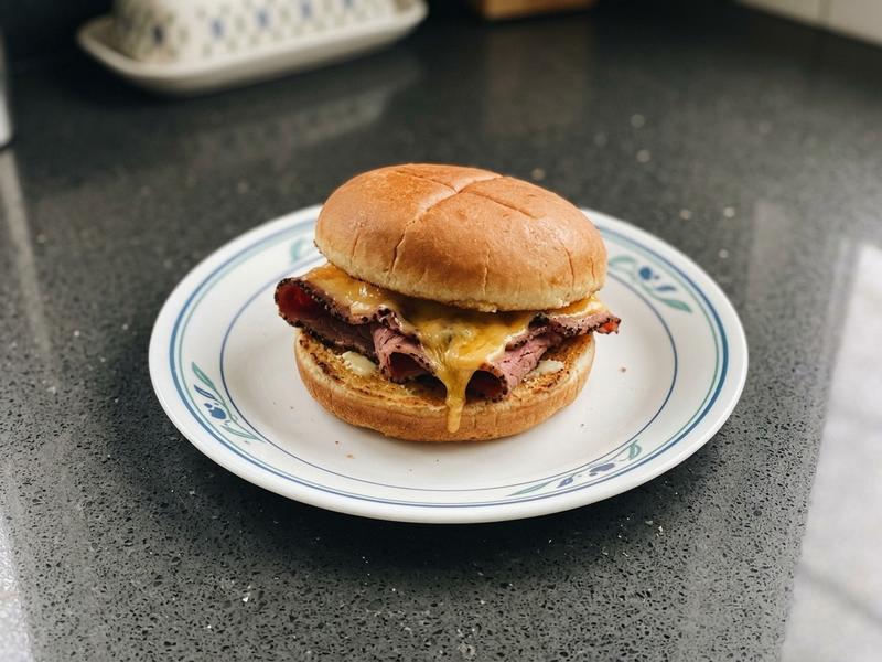 Pastrami and Cheese Roll
