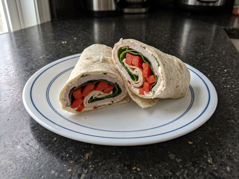 Red Pepper Turkey Roll-ups
