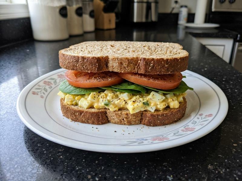 Spicy Egg Salad Sandwich