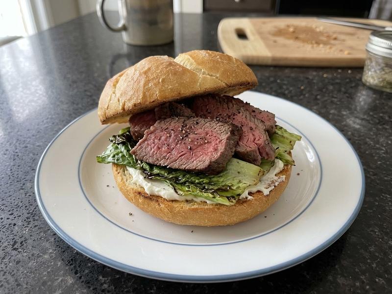 Steak and Cream Cheese Sandwiches