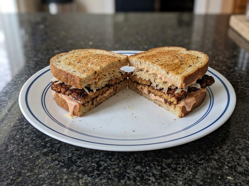Tempeh Reuben Sandwich
