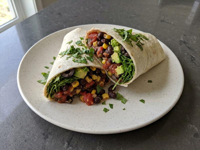 Vegan Black Bean Wrap