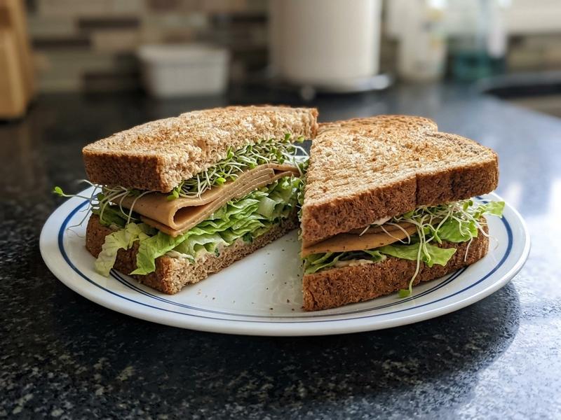 Vegan Lunch Meat Sandwich