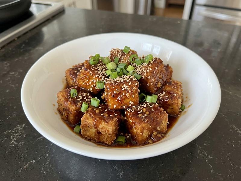 General Tso's Baked Tofu