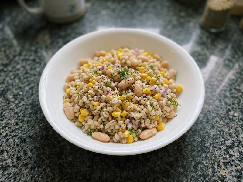 White Bean Barley Bowl