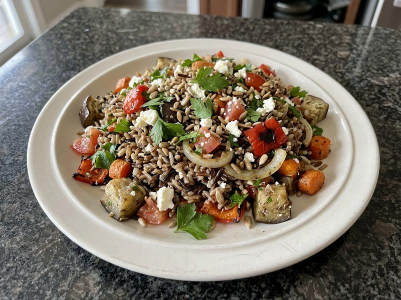 Wild Rice Salad with Summer Vegetables