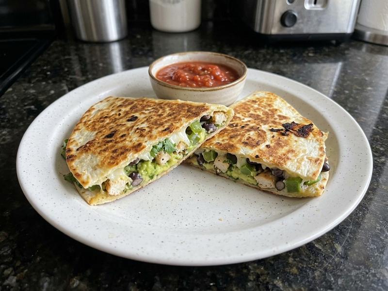 Avocado and Chicken Quesadilla