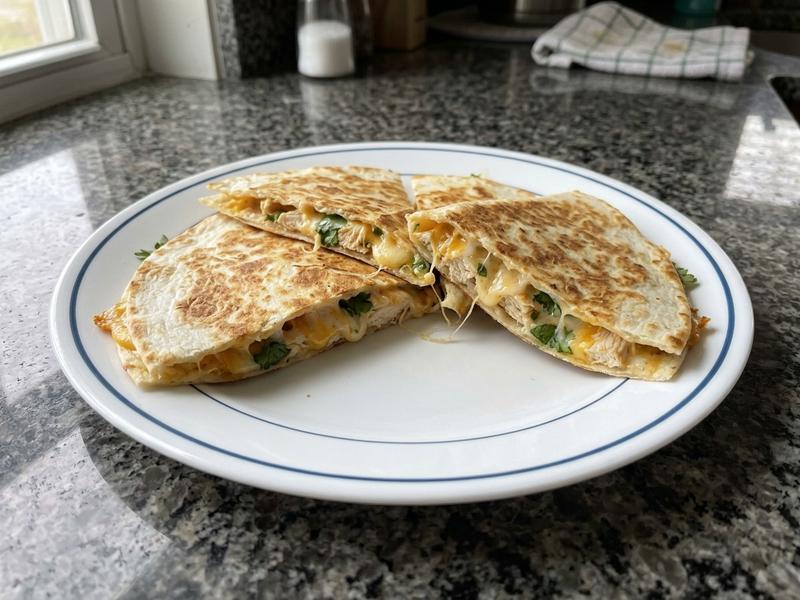 Basic Chicken Quesadilla