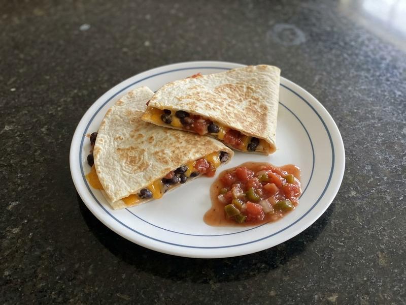 Black Bean Vegetarian Quesadillas