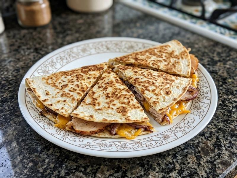 Turkey & Onion Quesadillas
