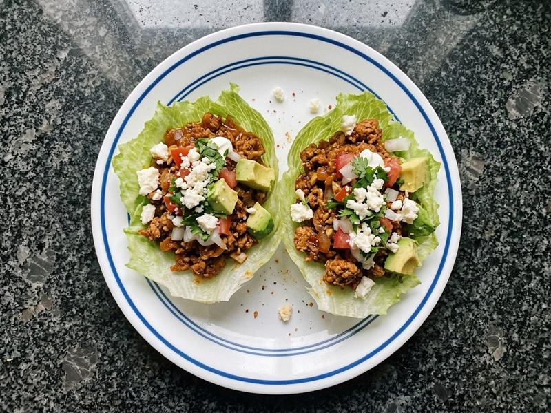 Turkey Lettuce Tacos