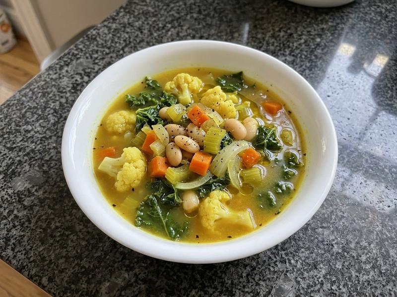 Cleansing Vegetable Turmeric Soup