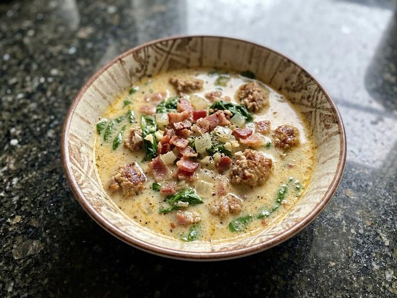 Keto Italian Sausage Soup