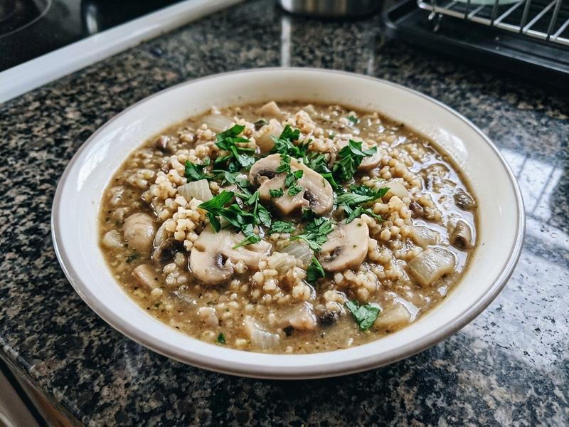 Mushroom Millet Soup
