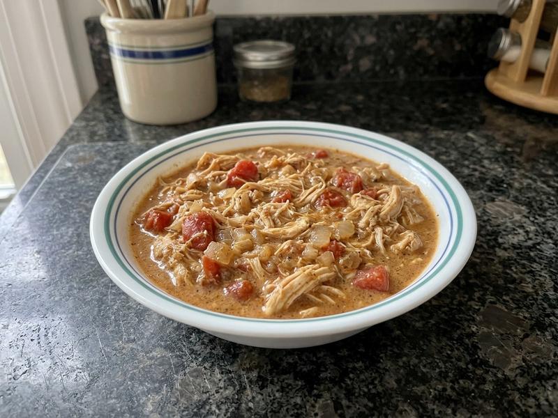 Shredded Chicken Chili