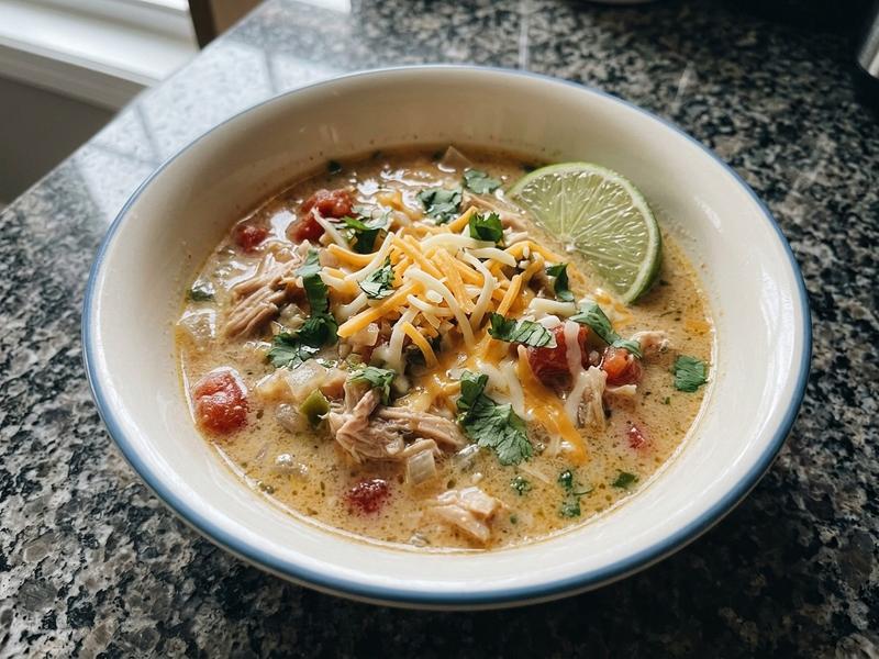 Slow Cooker Chicken Lime Chowder