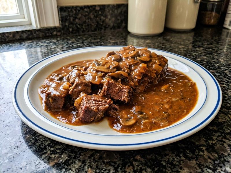 Slow Cooker Creamy Steak