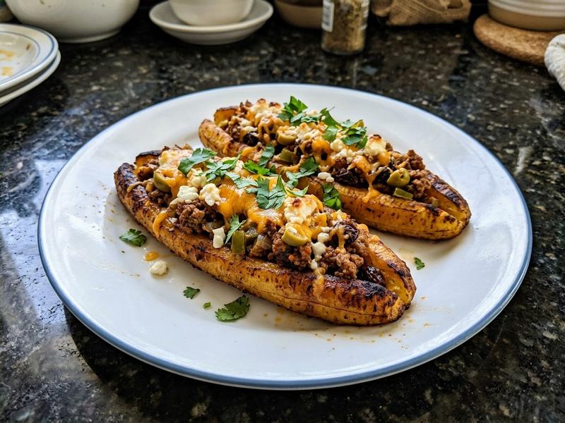 Sweet Plantain Canoes