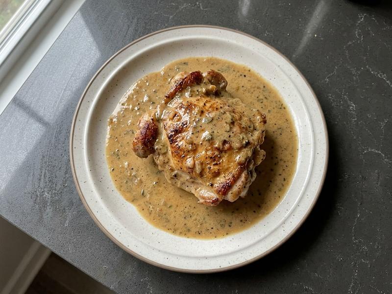 Cider-Braised Chicken